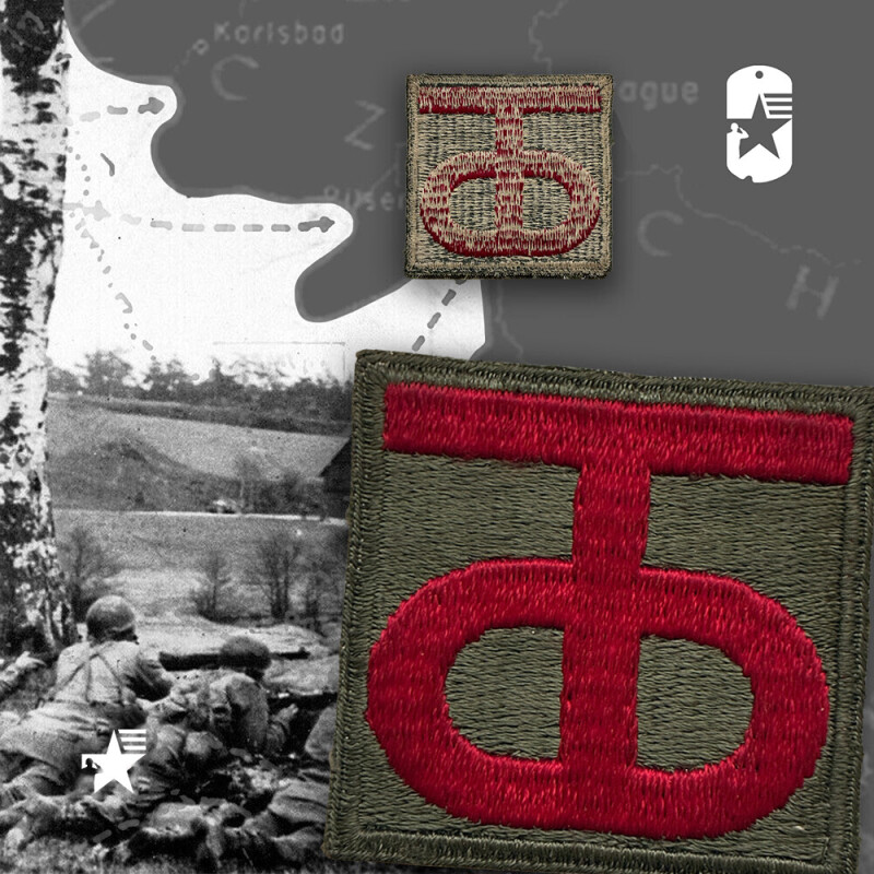 Originální nášivka US 90. pěší divize